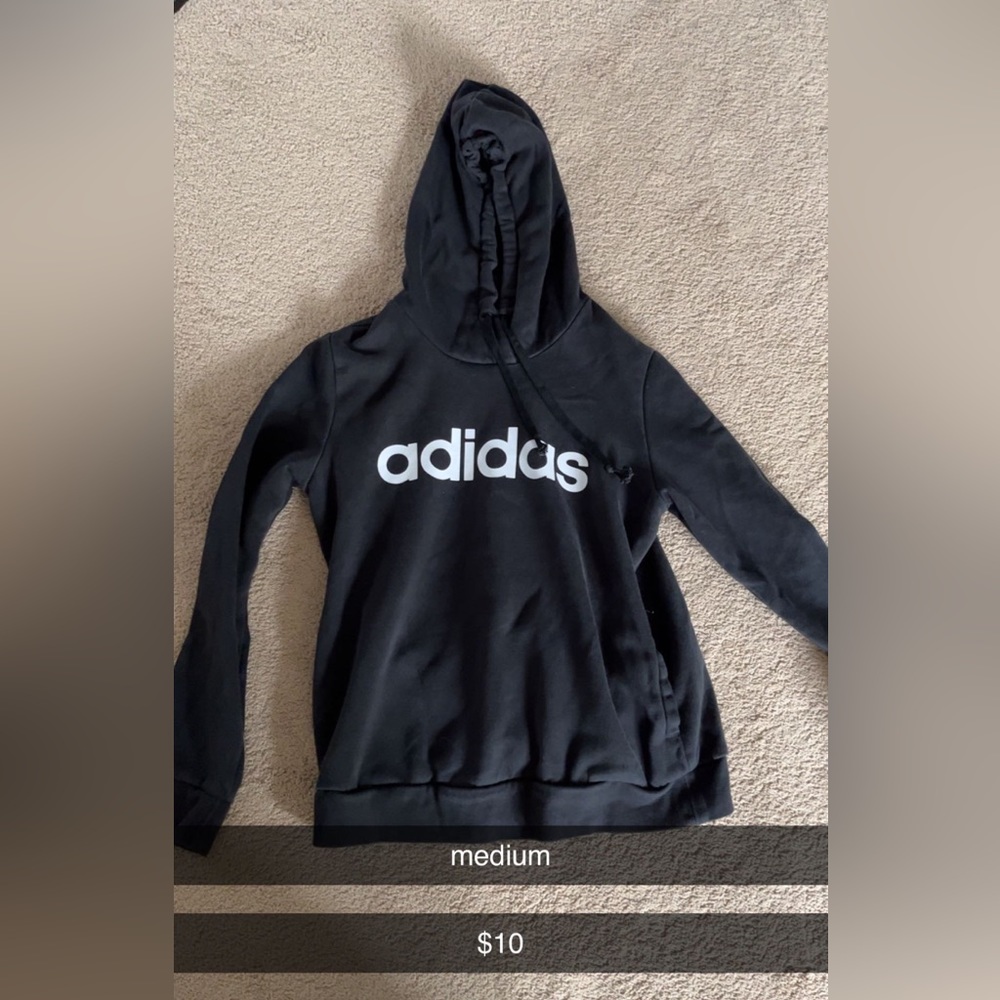 Hoodies. Prices and sizes are listed, but willing to take any other offers